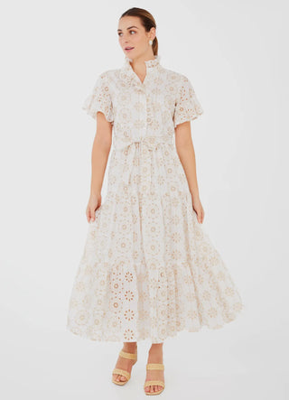 Eyelet Ivory Dress