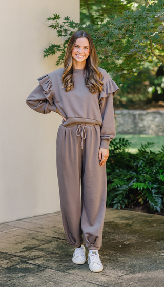 Slouchy Ruffle Set
