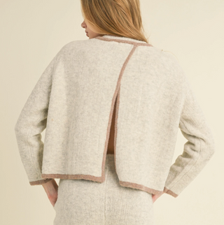 Open Back Sweater Set image 2